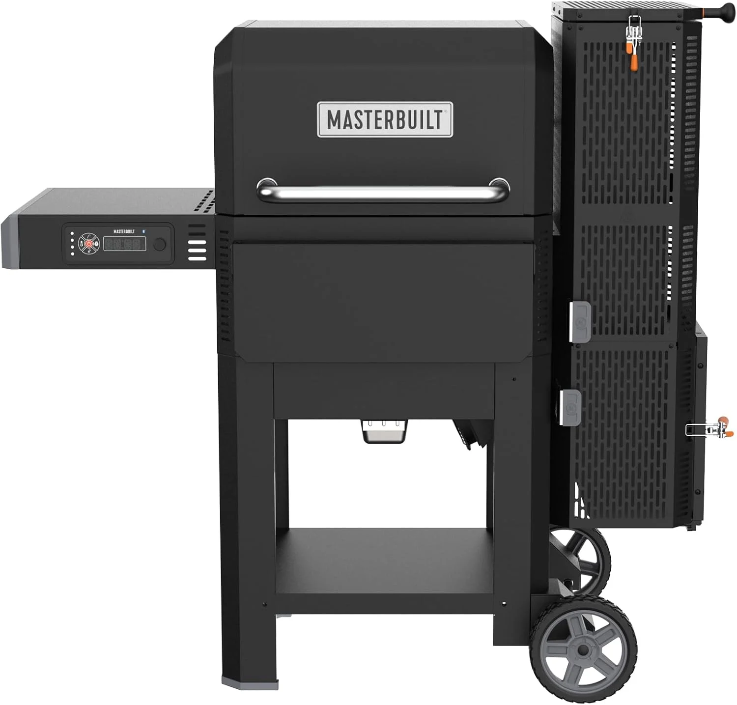 Masterbuilt® MB20041023 Gravity Series® 600 Digital Charcoal Grill and Smoker,WiFi Technology, GravityFed™ Charcoal Hopper