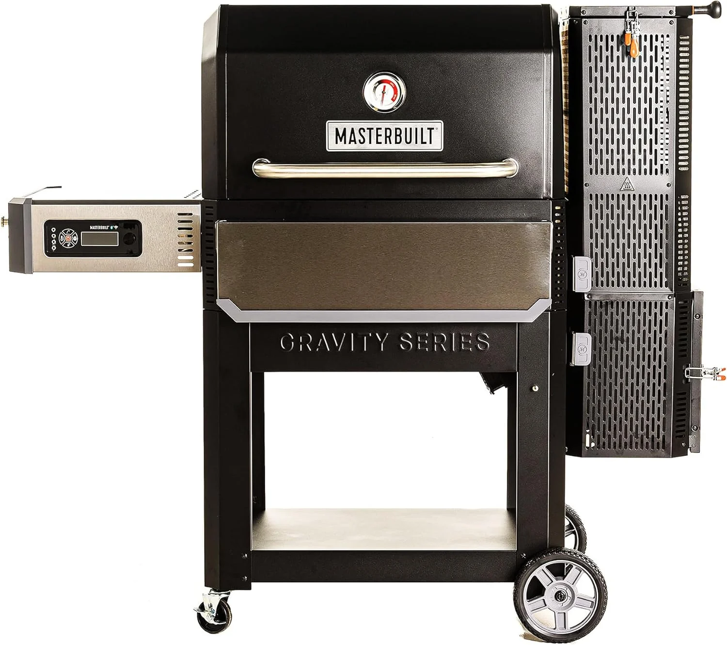 Masterbuilt® MB20041220 Gravity Series® 1050 Digital Charcoal Grill and Smoker with Digital Control, App Connectivity and 1,050 Cooking Square Inches in Black