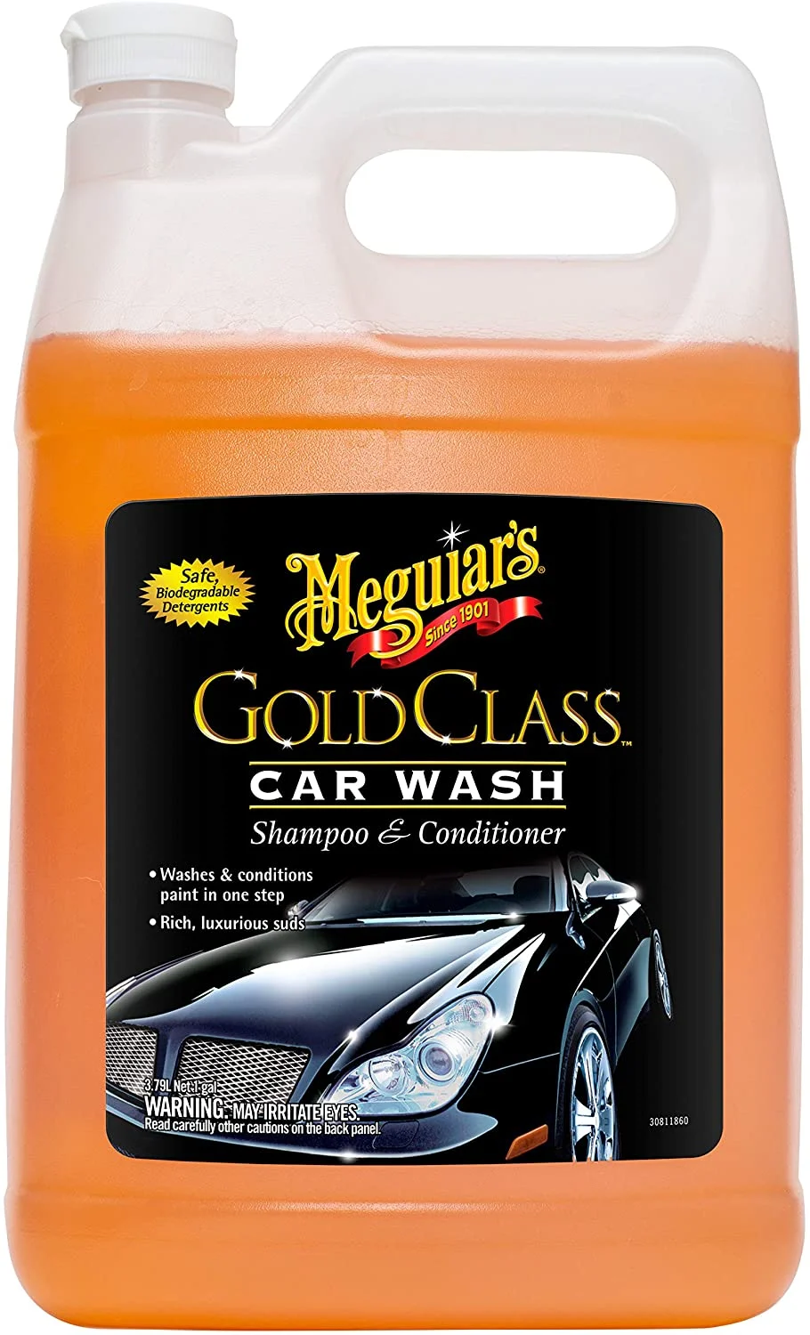 Meguiar’s G7101FFP Gold Class Car Wash – 1 gallon