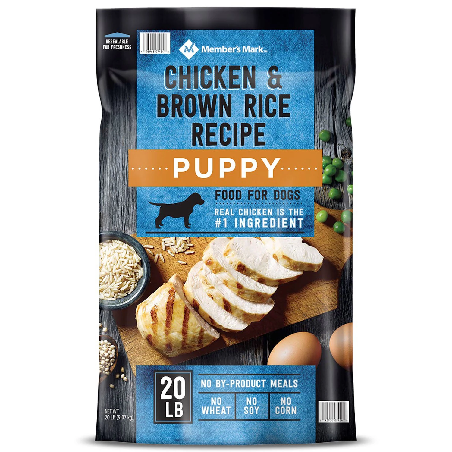 Member’s Mark Exceed Dry Puppy Food, Chicken & Rice (20 lbs.)
