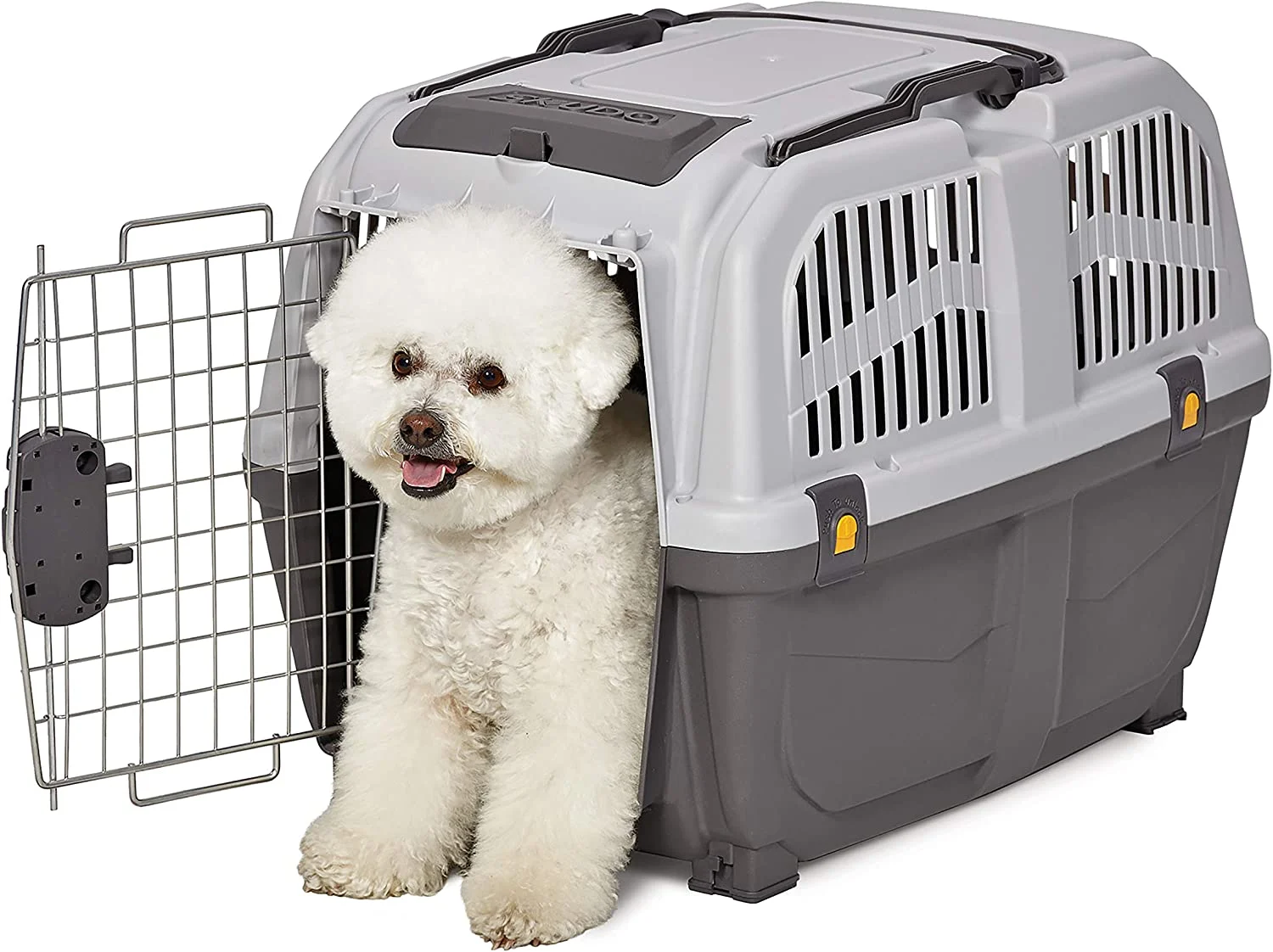 MidWest Skudo Plastic Pet Kennel/Carrier – 27-Inch Deluxe