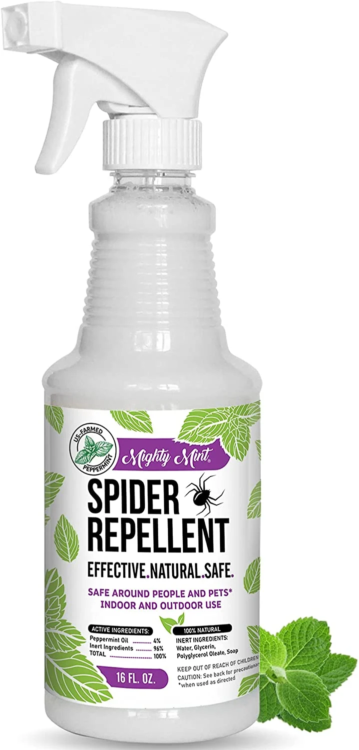 Mighty Mint – 16oz Spider Repellent Peppermint Oil – Natural Spray