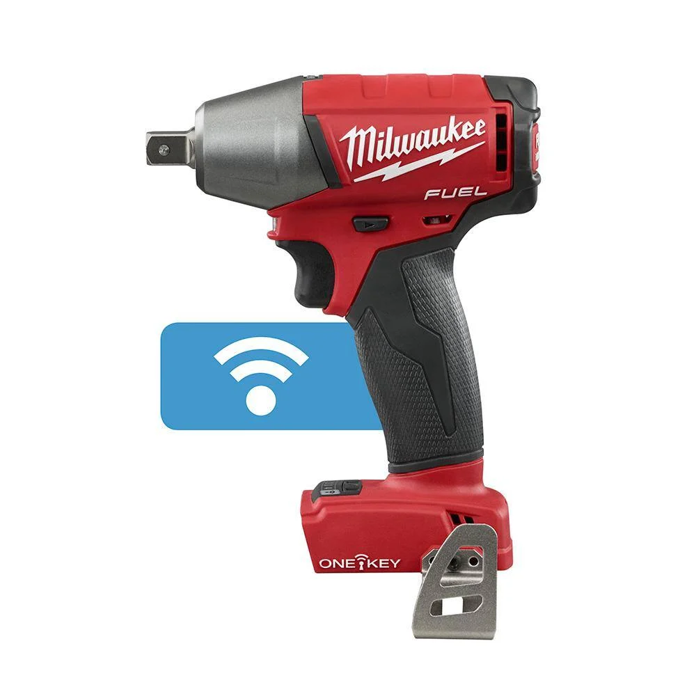 Milwaukee 2759-20 M18 FUEL ONE-KEY 18V Lithium-Ion Brushless Cordless 1/2 in. Impact Wrench w/ Pin Detent (Tool-Only)