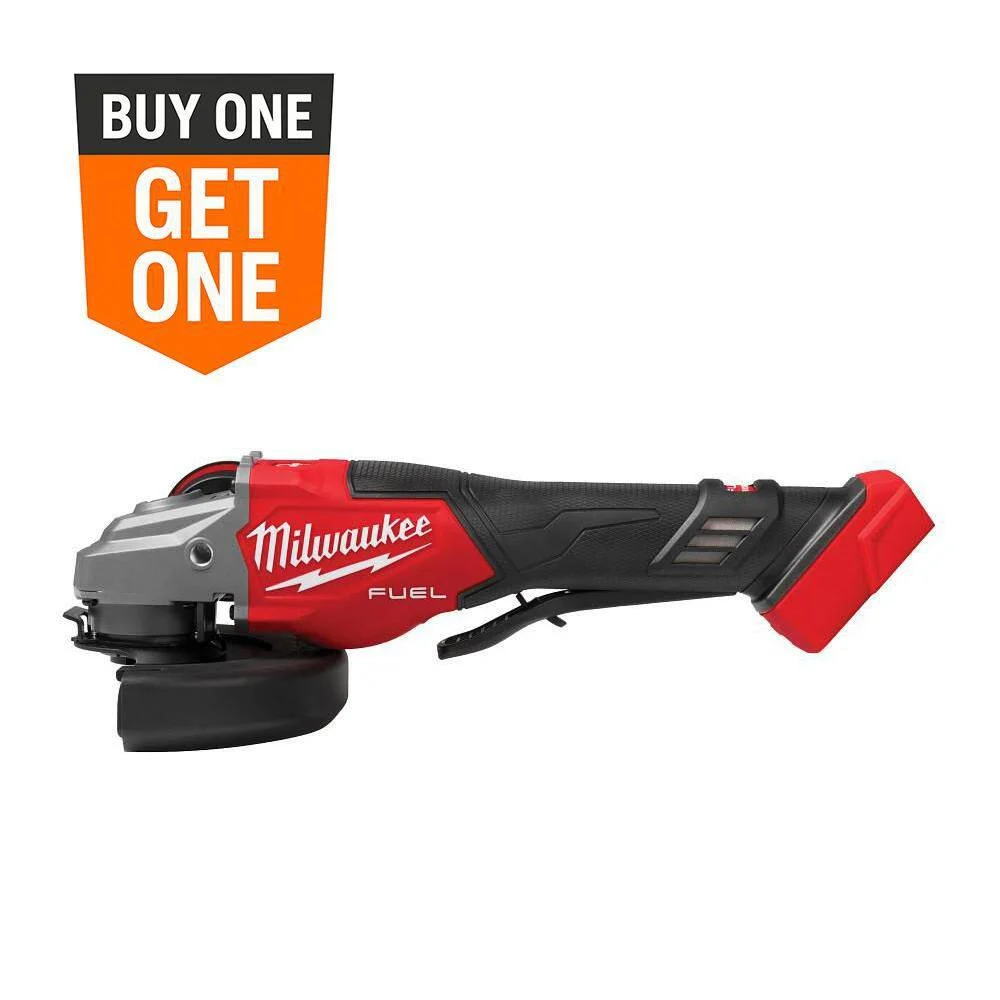 Milwaukee 3670-20 M18 FUEL 18-Volt Lithium-Ion Brushless Cordless 4-1/2 in./6 in. Braking Grinder with Paddle Switch (Tool-Only)