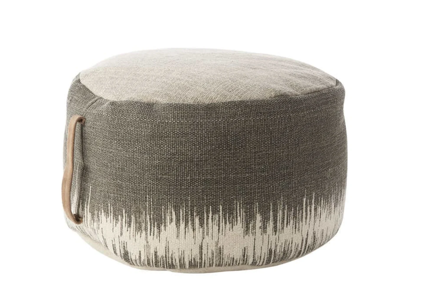 Mina Victory Pouf 100% Cotton Cover, 20″ x 20″ x 12″