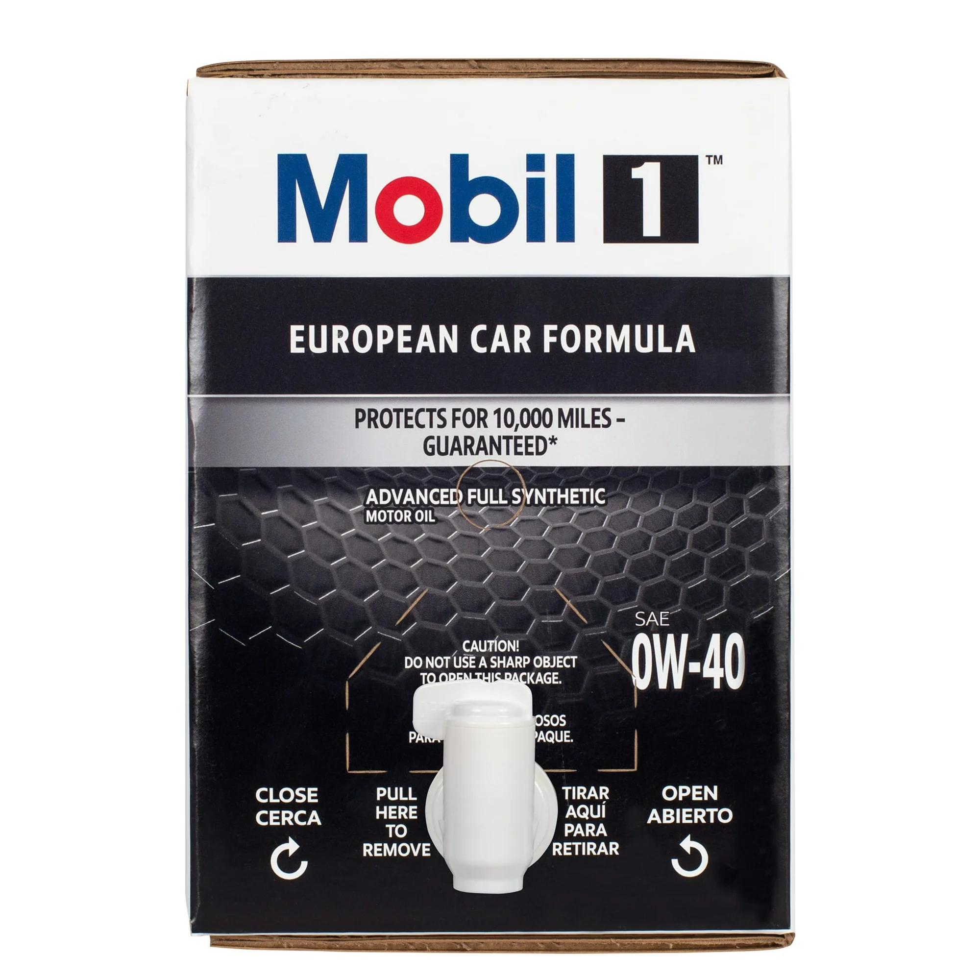 Mobil 1 FS European Car Formula Full Synthetic Motor Oil 0W-40, 12 qt Bag in Box
