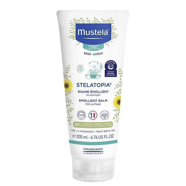 Mustela Stelatopia – Emollient Balm – Rich Daily Baby Cream – For Eczema-Prone