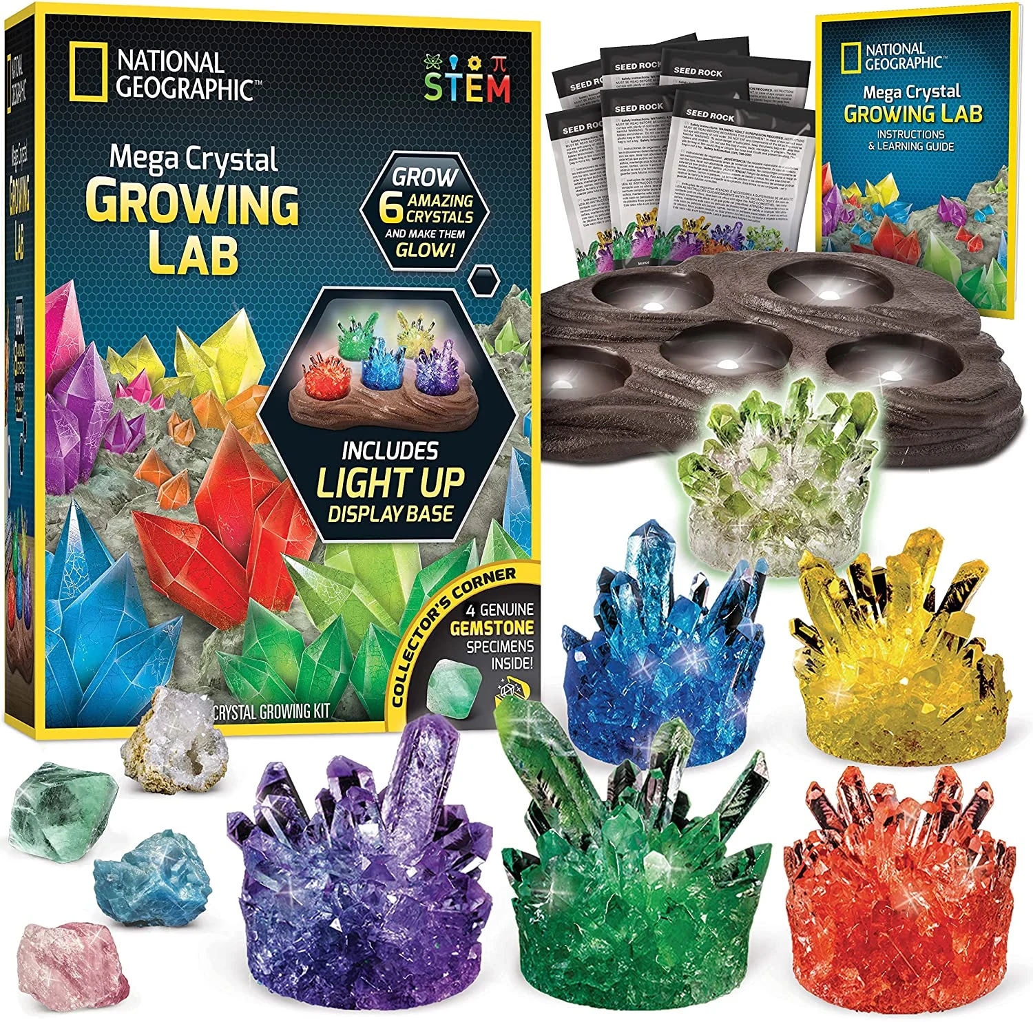 NATIONAL GEOGRAPHIC Mega Crystal Growing Lab, 6 Crystal Lab