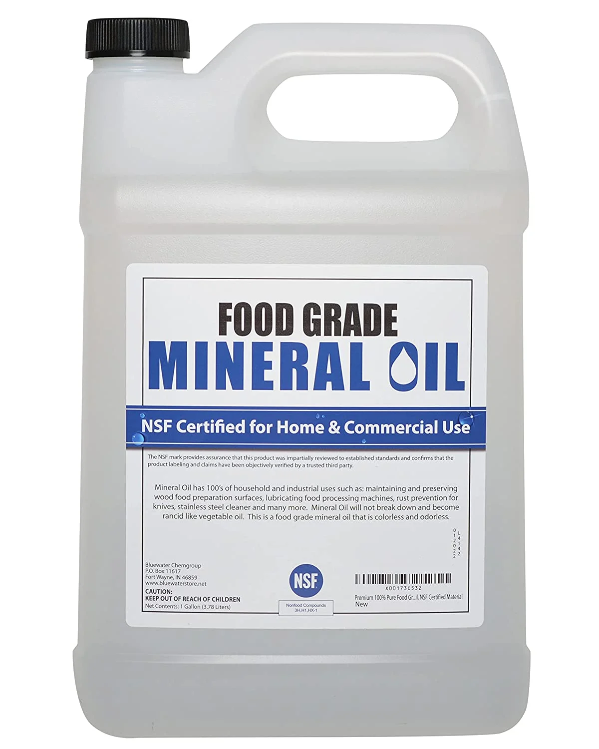 NSF Certified Food Grade Mineral Oil – Gallon (128oz)