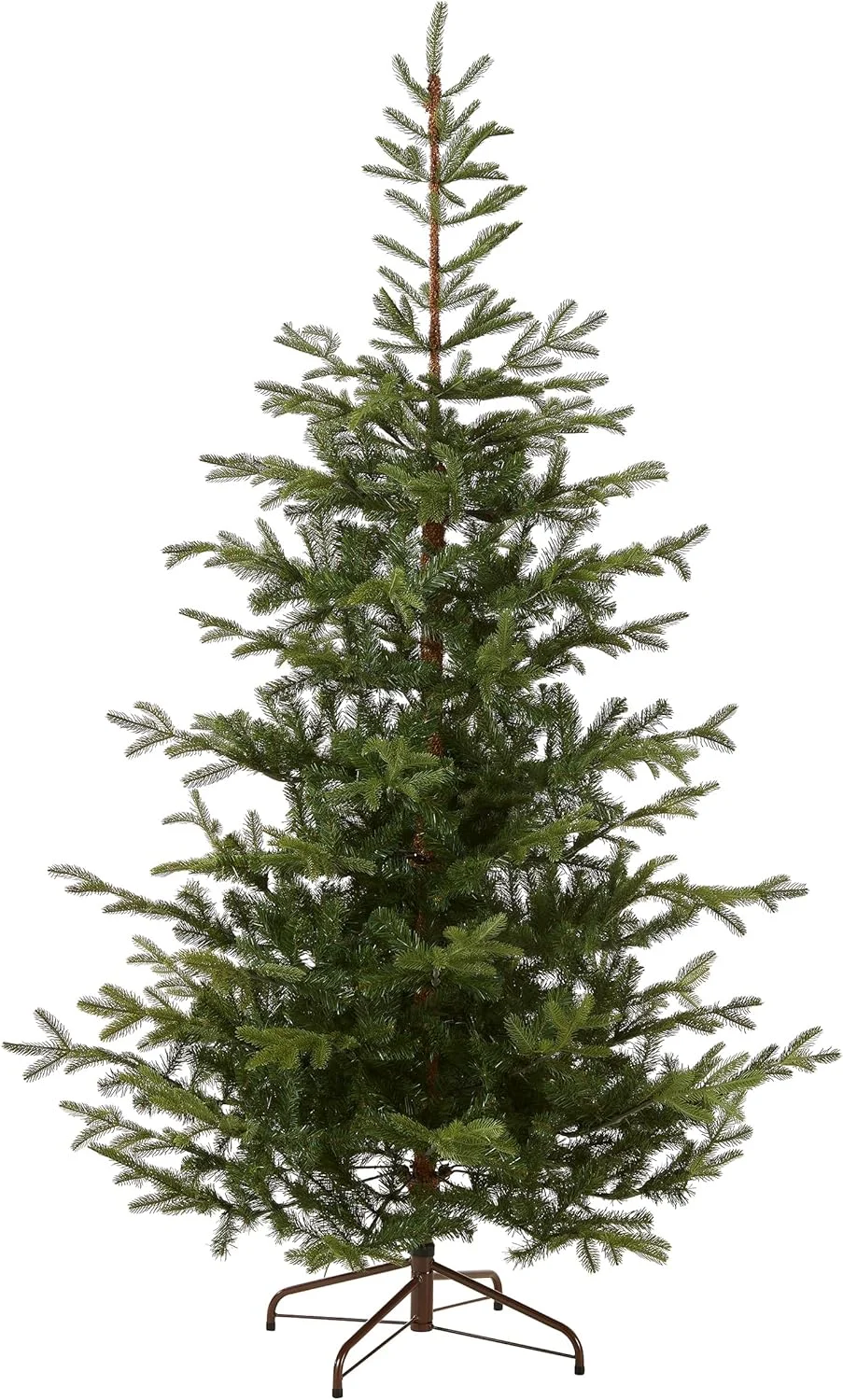 National Tree Company 7.5 ft Unlit Norwegian Spruce Artificial Christmas Tree, 1,325 Tips, Includes Stand, Green