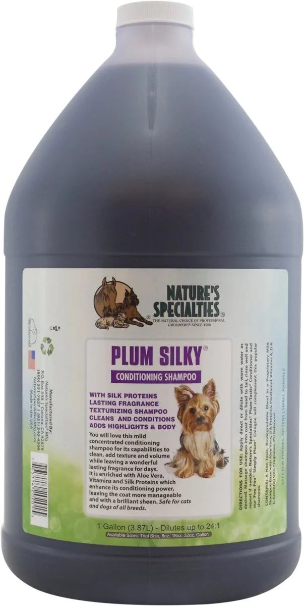 Nature’s Specialties Plum Silky Dog Conditioning Shampoo (1-gal bottle)