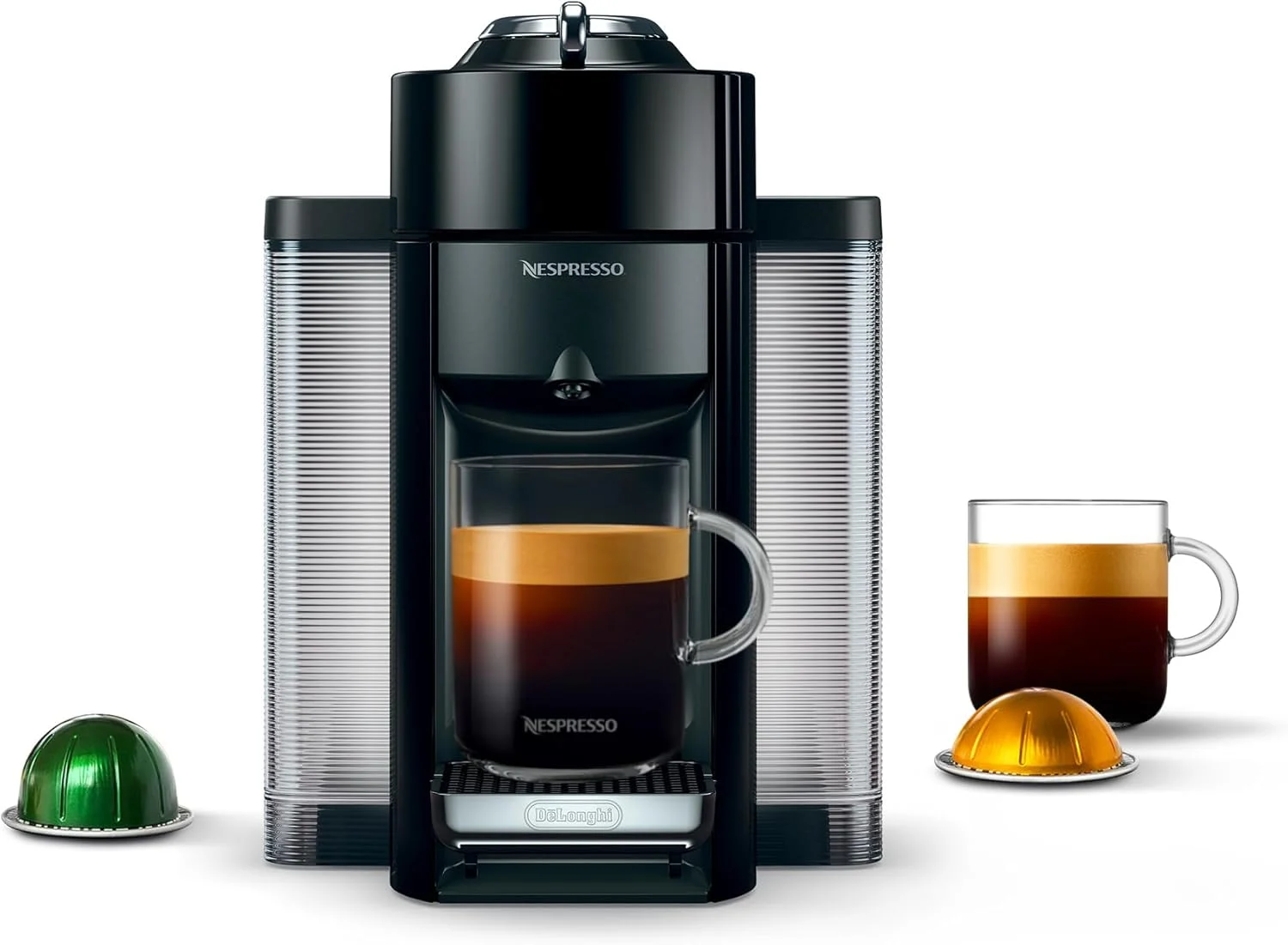 Nespresso Vertuo Coffee and Espresso Maker by De’Longhi, Piano Black