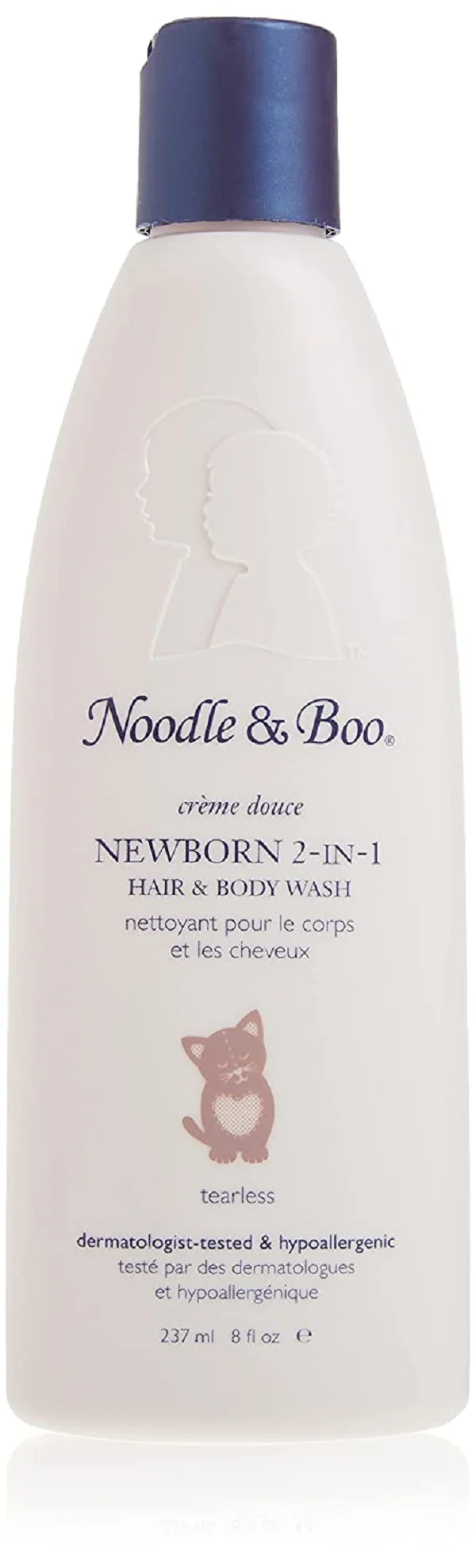 Noodle & Boo Newborn 2-in-1 Hair & Body Wash, Tear Free and Hypoallergenic