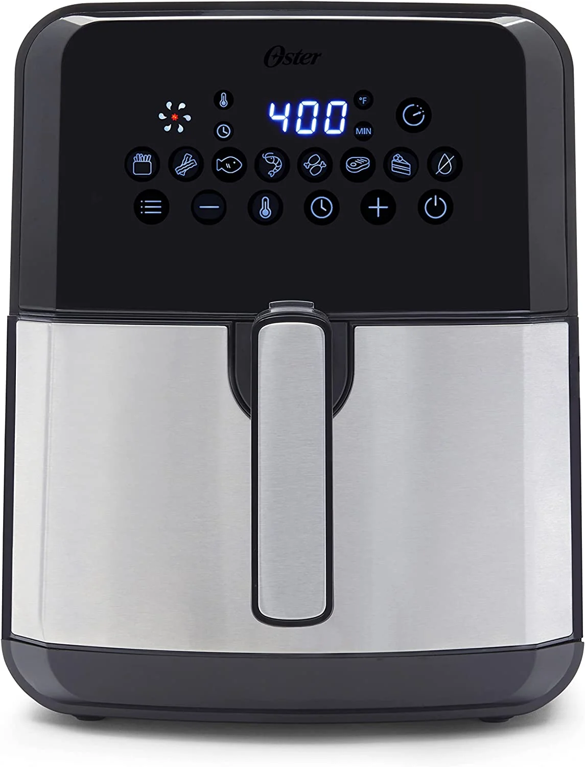 Oster DiamondForce Nonstick XL 5 Quart Digital Air Fryer, 8 Functions with Digital Touchscreen