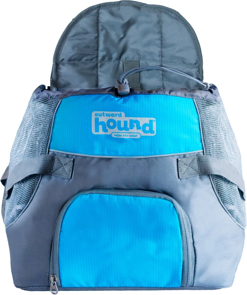 Outward Hound PoochPouch Dog Front Carrier, Blue, Medium