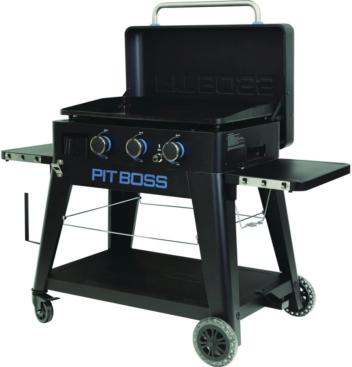 PIT BOSS PB3BGD2 Gas Griddle, 3 Burner, Black 10781