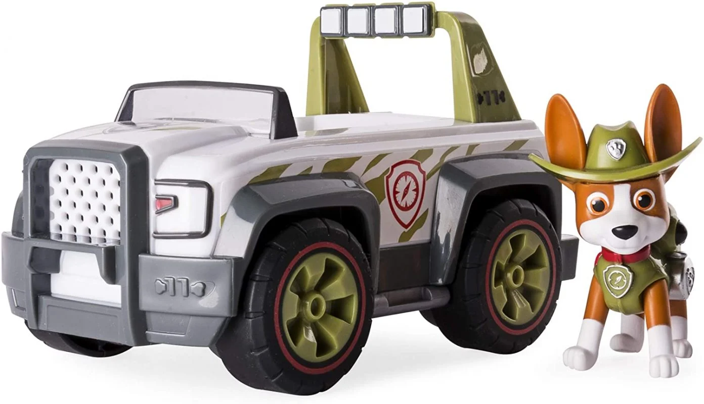 Paw Patrol, Jungle Rescue, Tracker’s Jungle Cruiser, Vehicle & Figure
