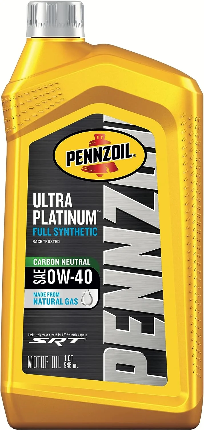 Pennzoil Ultra Platinum Full Synthetic 0W-40 Motor Oil (1 Quart, Case of 6)