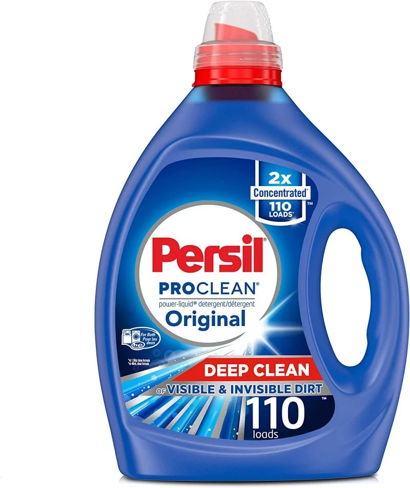 Persil Liquid Laundry Detergent, ProClean Scent, 2X Concentrated, 110 Loads