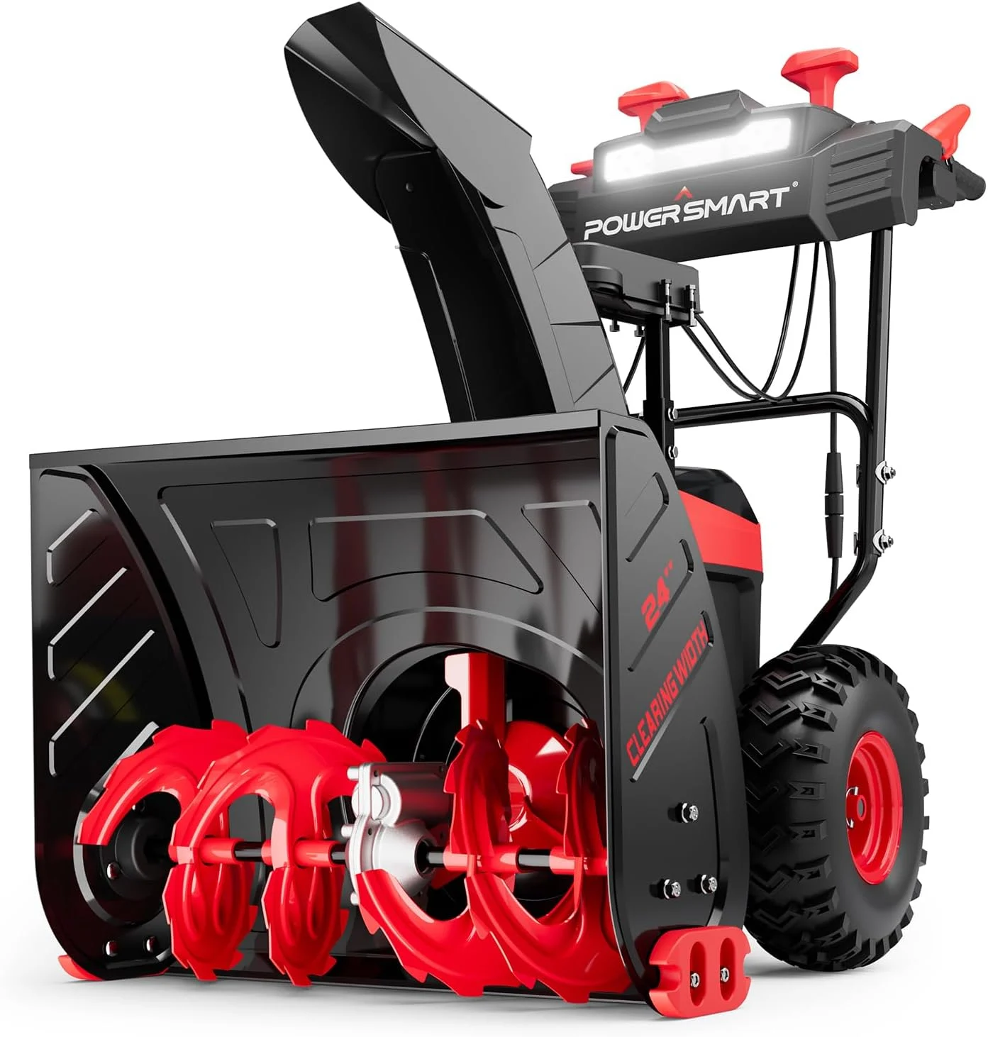 PowerSmart HB2805 24in. 80V Self-Propelled 2-Stage Cordless Snow Blower, Bare Tool