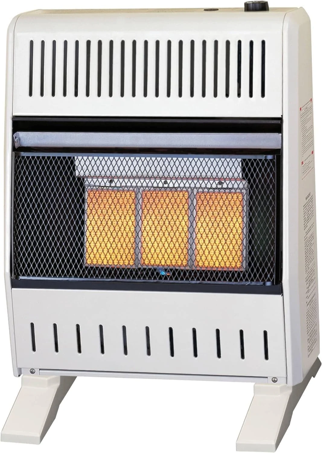 ProCom Heating Liquid Propane Ventless Infrared Plaque Heater With Base Feet – 15,000 BTU, T-Stat Control – Model# ML150TPA-B