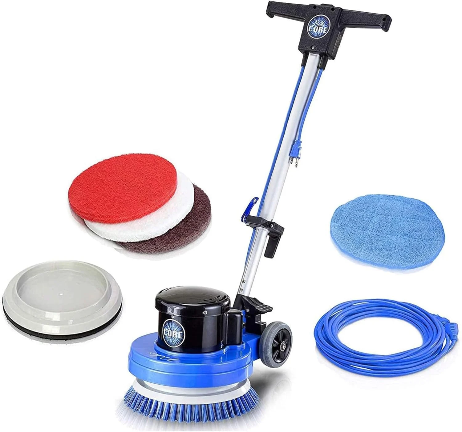 Prolux Core 13 inch Electric Floor Buffer Scrubber and Polisher Machine – All Floor Surfaces