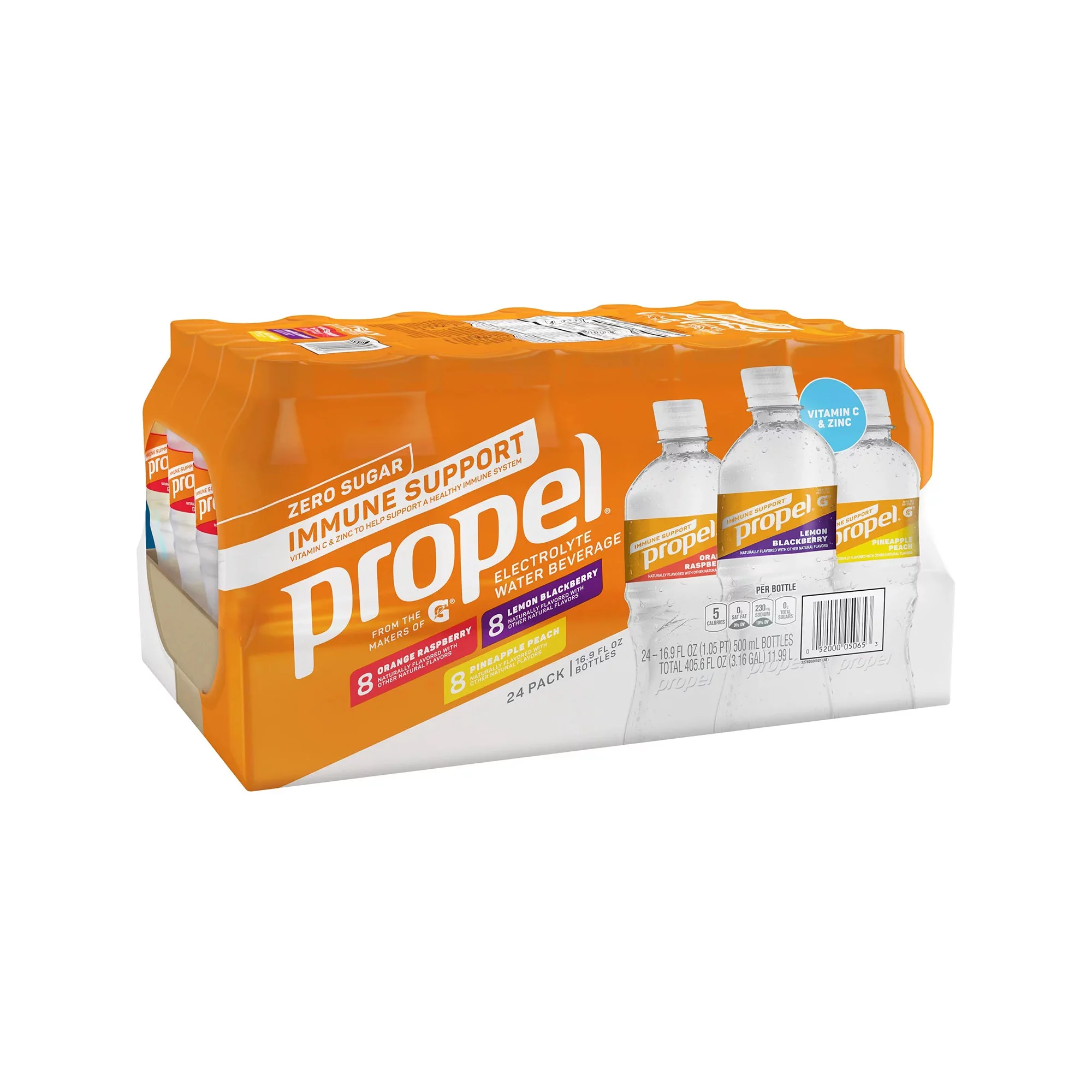 Propel Immune Support Zero Sugar Variety Pack (16.9 Fl. Oz., 24 Pk.) 405.6 Fl Oz