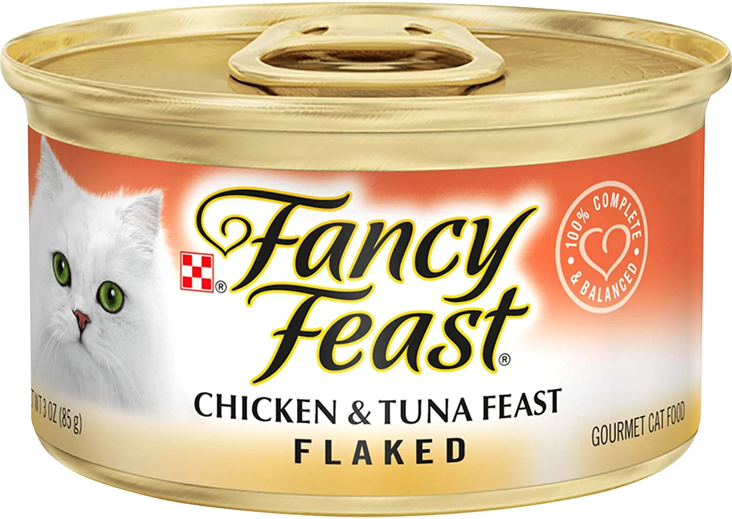 Purina Fancy Feast Wet Cat Food, Flaked Chicken & Tuna Feast – (24) 3 oz. Cans