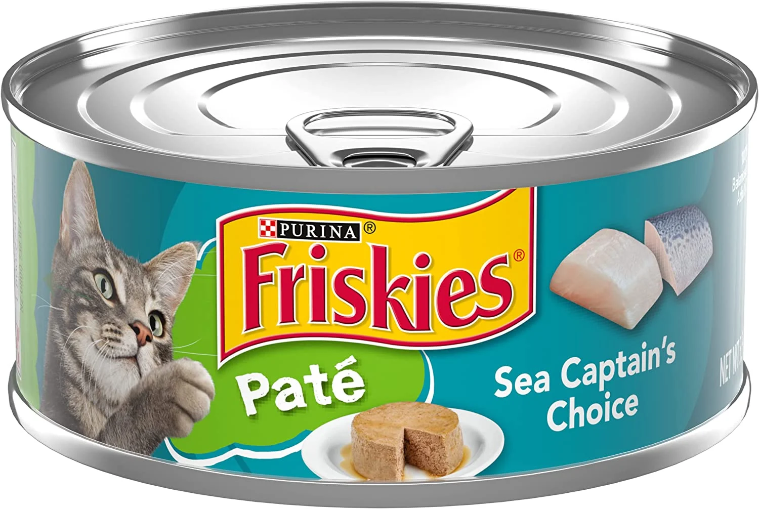 Purina Friskies Pate Sea Captain Choice Canned Wet Cat Food, 5.5-oz, case of 24