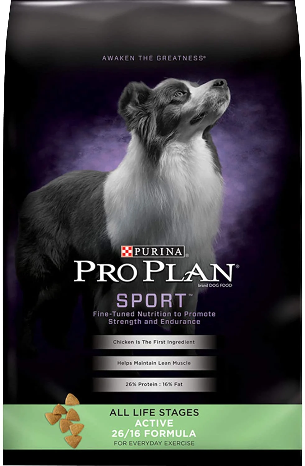 Purina Pro Plan Dry Dog Food, SPORT Active 26/16 Formula – 37.5 lb. Bag