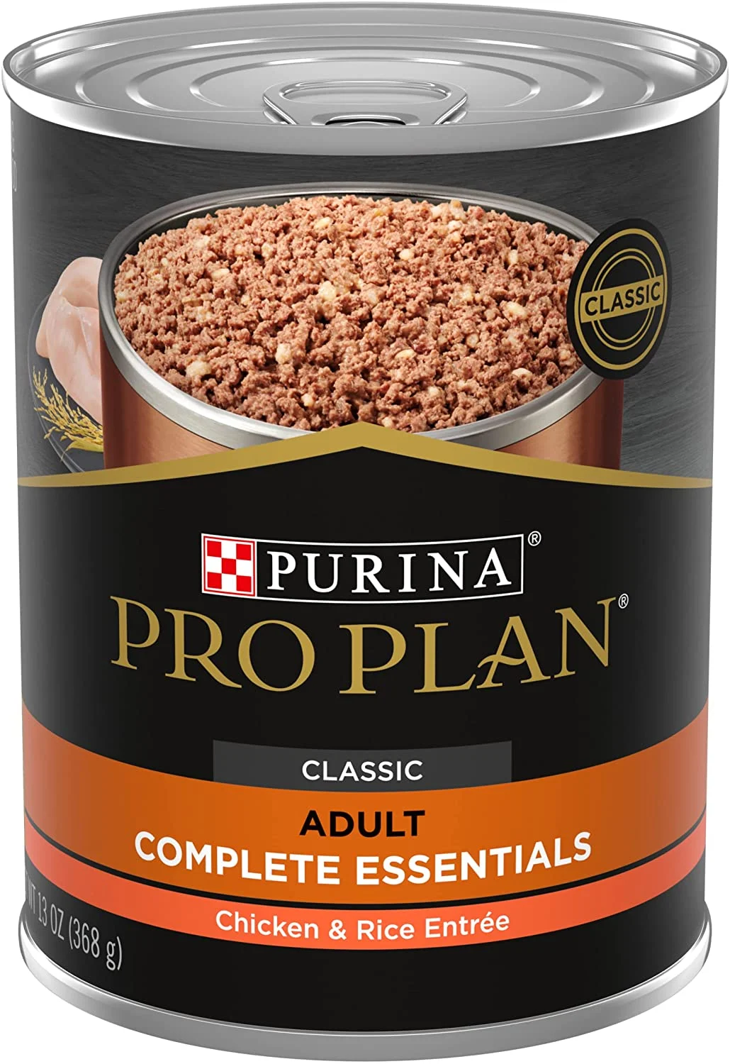 Purina Pro Plan High Protein, Pate Adult Wet Dog Food 13-Ounce Can, Pack of 12