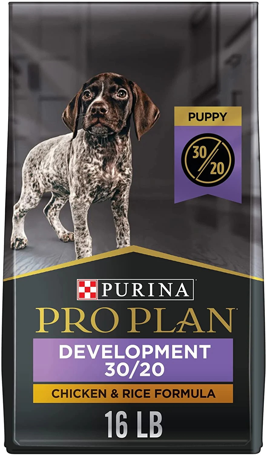 Purina Pro Plan Puppy Sport Development 30/20 Chicken and Rice High Protein Dry Puppy Food – 16 lb. Bag