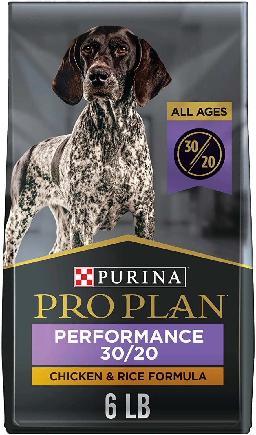 Purina Pro Plan Sport, Energy & Vitality Support, High Protein 30/20 Dry Dog Food, Chicken & Rice 6 lb. Bag