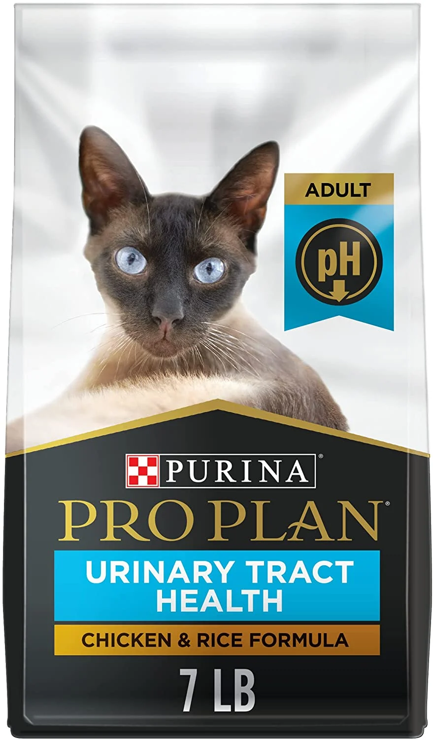 Purina Pro Plan Urinary Tract Dry Cat Food, Chicken and Rice Formula – 7 lb. Bag
