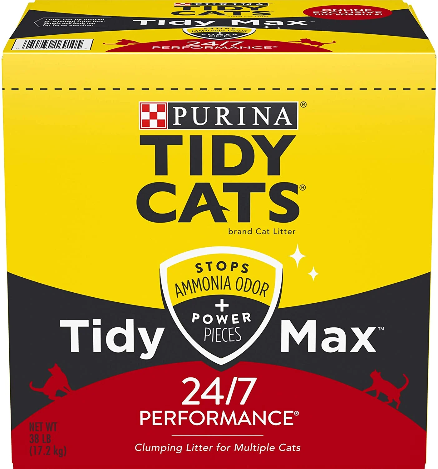 Purina Tidy Cats Clumping Cat –  Tidy Max 24/7 P- 38 lb. Box