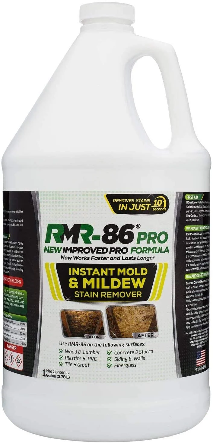 RMR-86 Pro Instant Mold Stain & Mildew Stain Remover, 1 Gallon