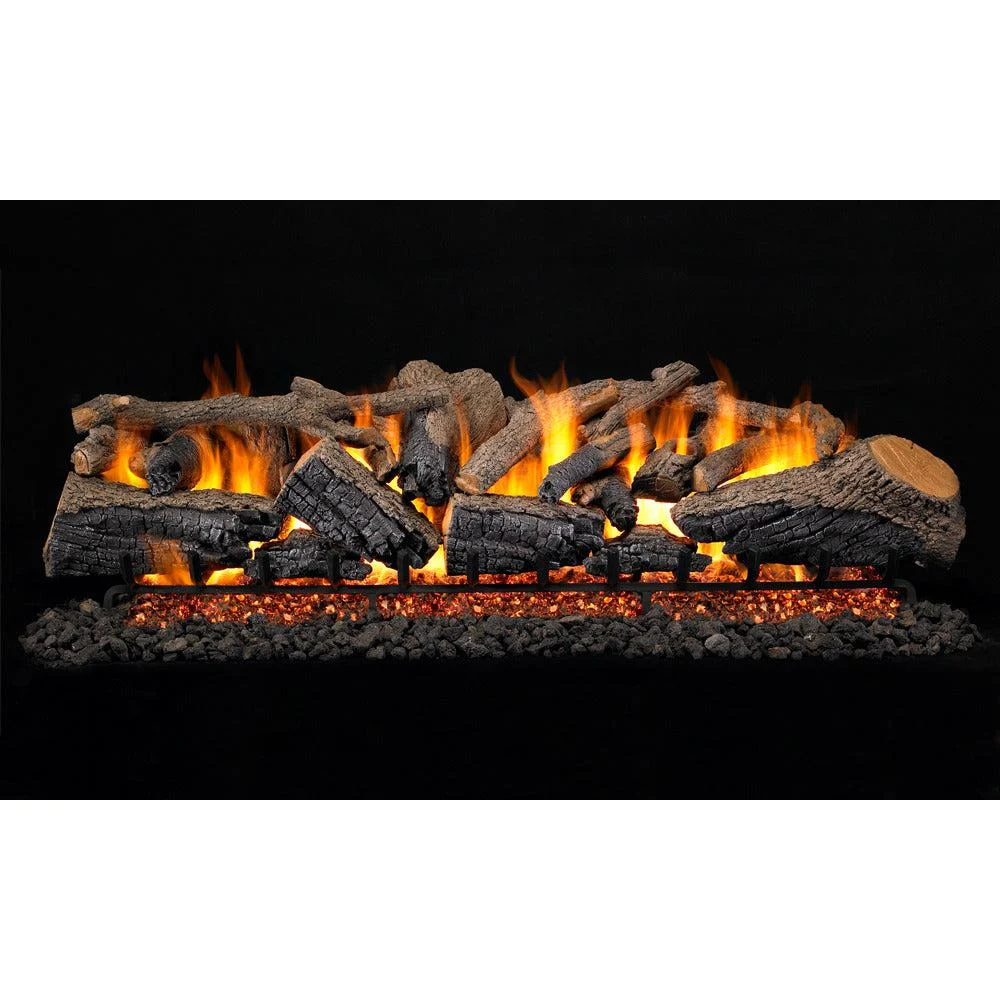 Real Fyre Charred Series 72" Charred Majestic Oak Vented Gas Logs