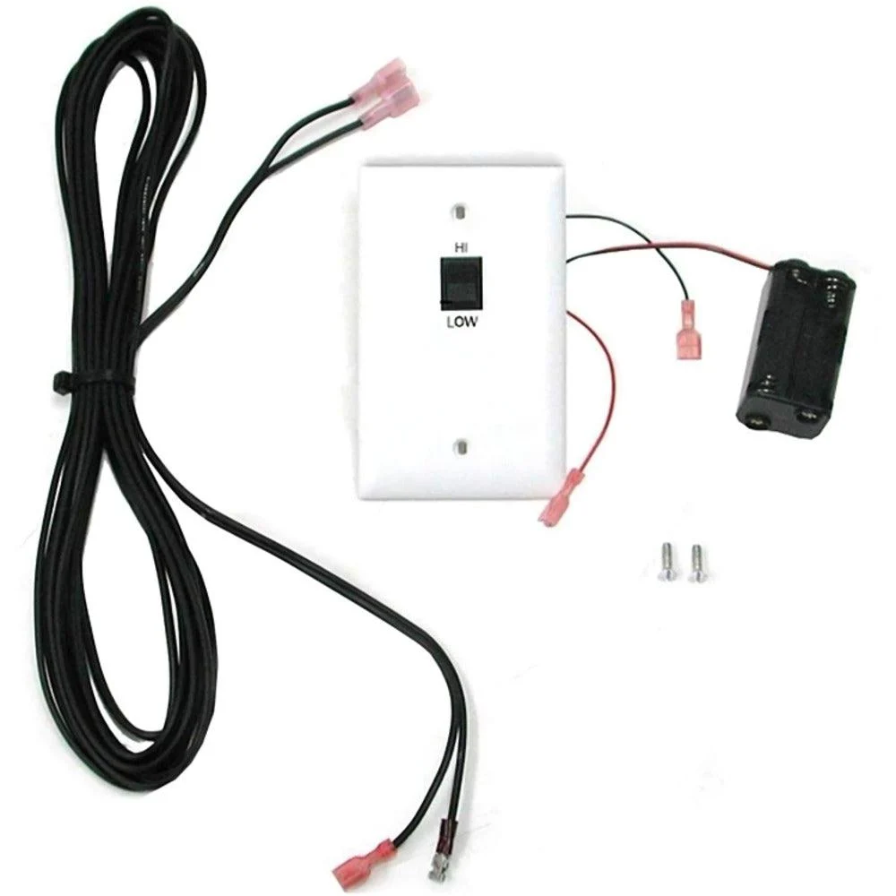 Real Fyre HI/LO Wall Switch With Cover and Wiring