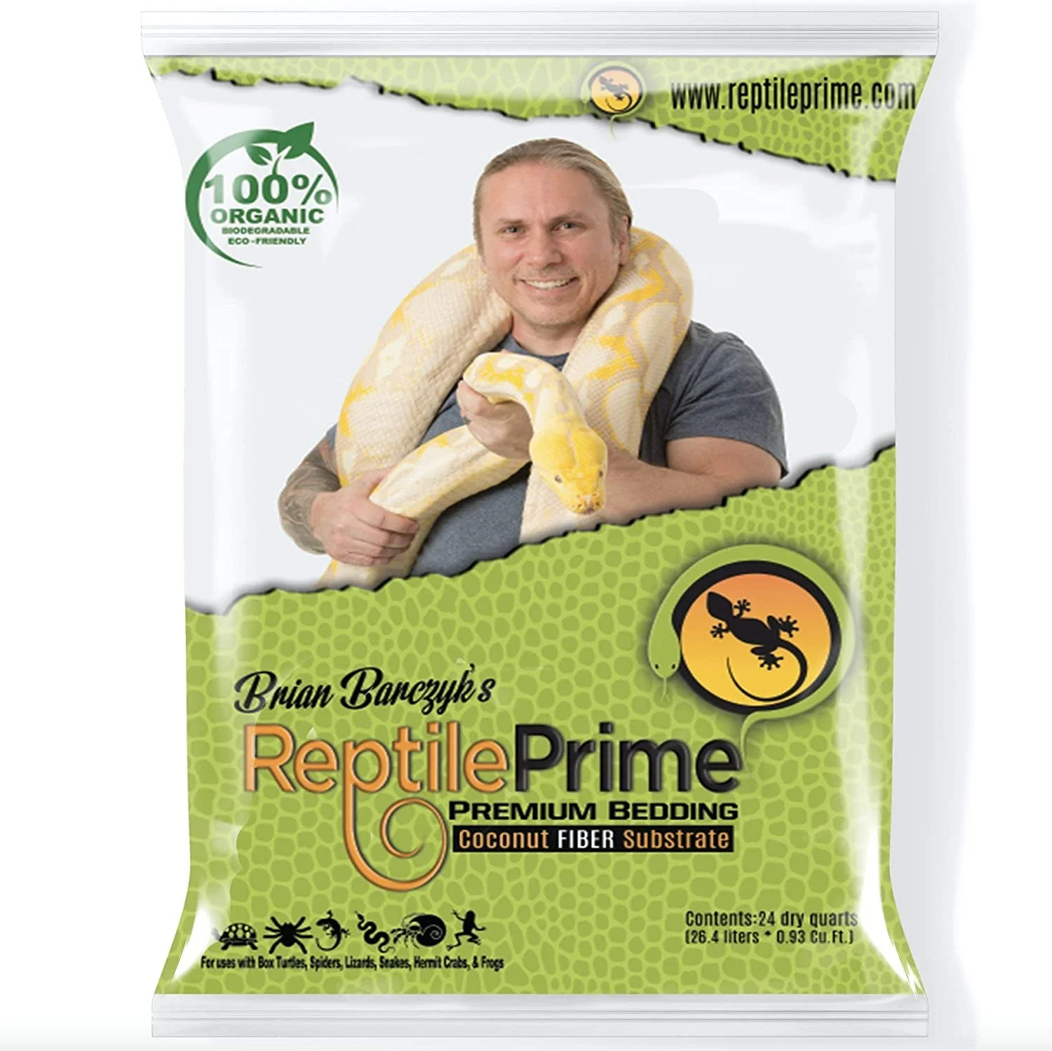 Reptile Prime Coconut Fiber Reptile Substrate, 24-qt bag