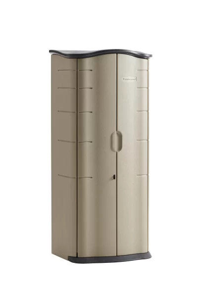 Rubbermaid FG374901OLVSS 2-ft 3-ft Resin Storage Shed (Floor Included)