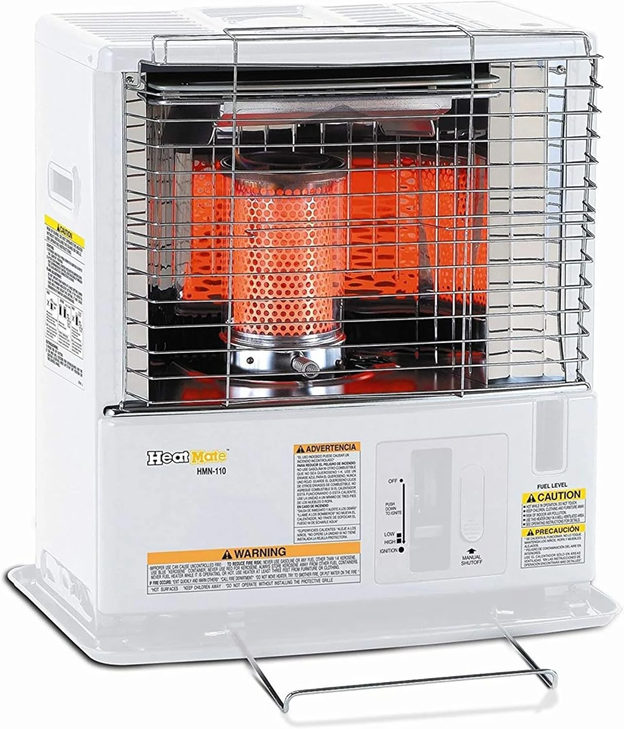 Sengoku Indoor & Outdoor Kerosene Heater, 10,000 BTU, Portable Use, HeatMate, White – Cordless Space Heating Machine for Home, Garage, Basement, and Camping