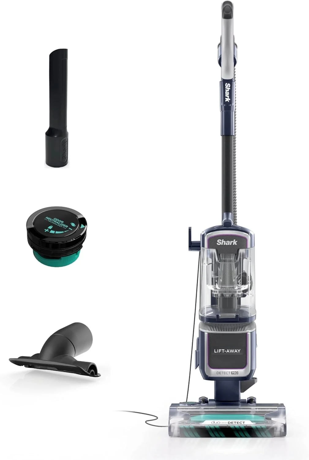 Shark LA742 Detect Pro Speed Lift-Away ADV Bagless Upright Vacuum with DuoClean Detect, Anti-Allergen, Lift-Away, and Odor Neutralizer Technology