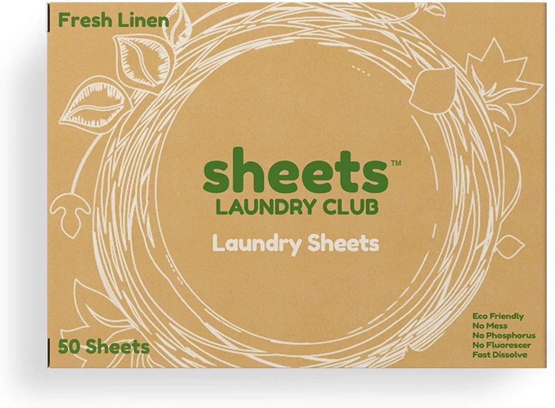 Sheets Laundry Club Laundry Detergent Sheets, Fresh Linen, 50 Sheets