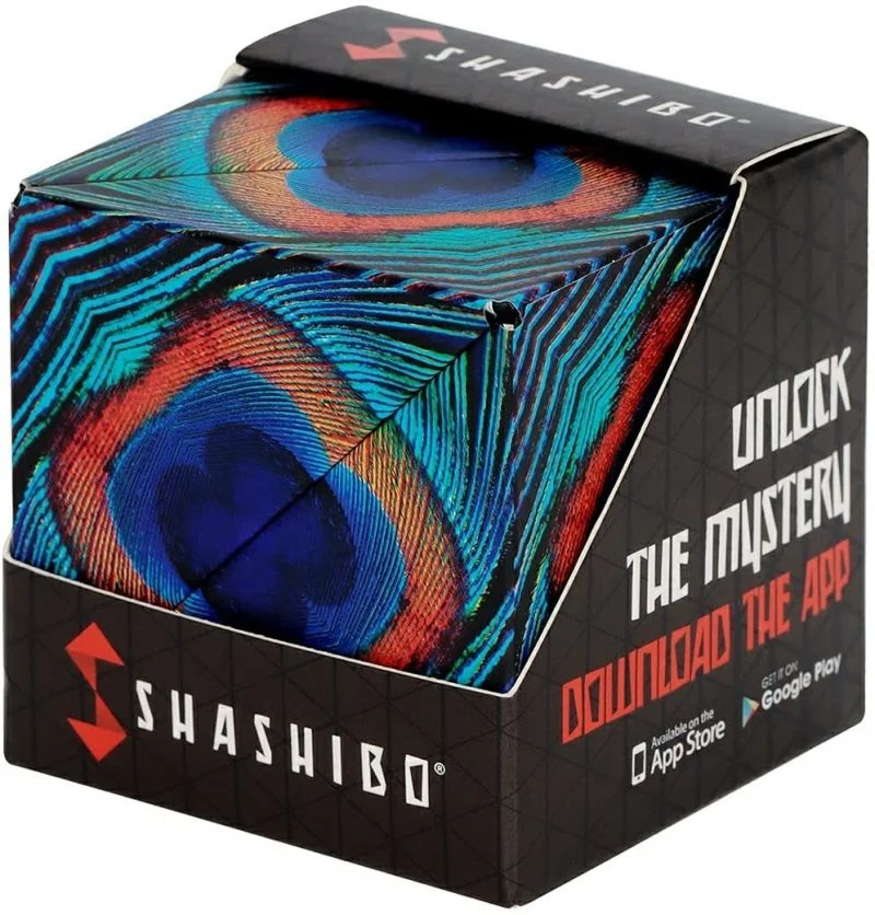 Shashibo Shifting Box, with 36 Rare Earth Magnets – 3D Magic Cube, Wings