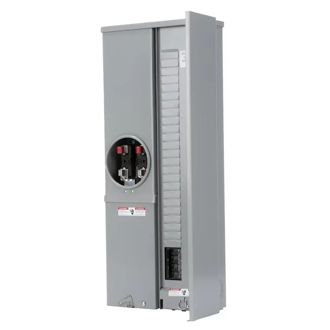 Siemens 200 -Amp 24 -Spaces 42 -Circuit Outdoor Main Breaker Meter Combo Load Center
