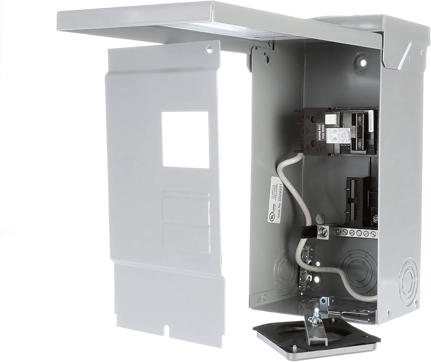 Siemens W0408L1125SPA60 125 Amp, 4-Space, 8-Circuit Main Lug Outdoor Spa Panel with 60 Amp GFCI Breaker