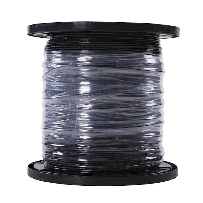 Southwire 22964106 2500-ft 12 -AWG Black Stranded Copper THHN wire ( By-the-roll )