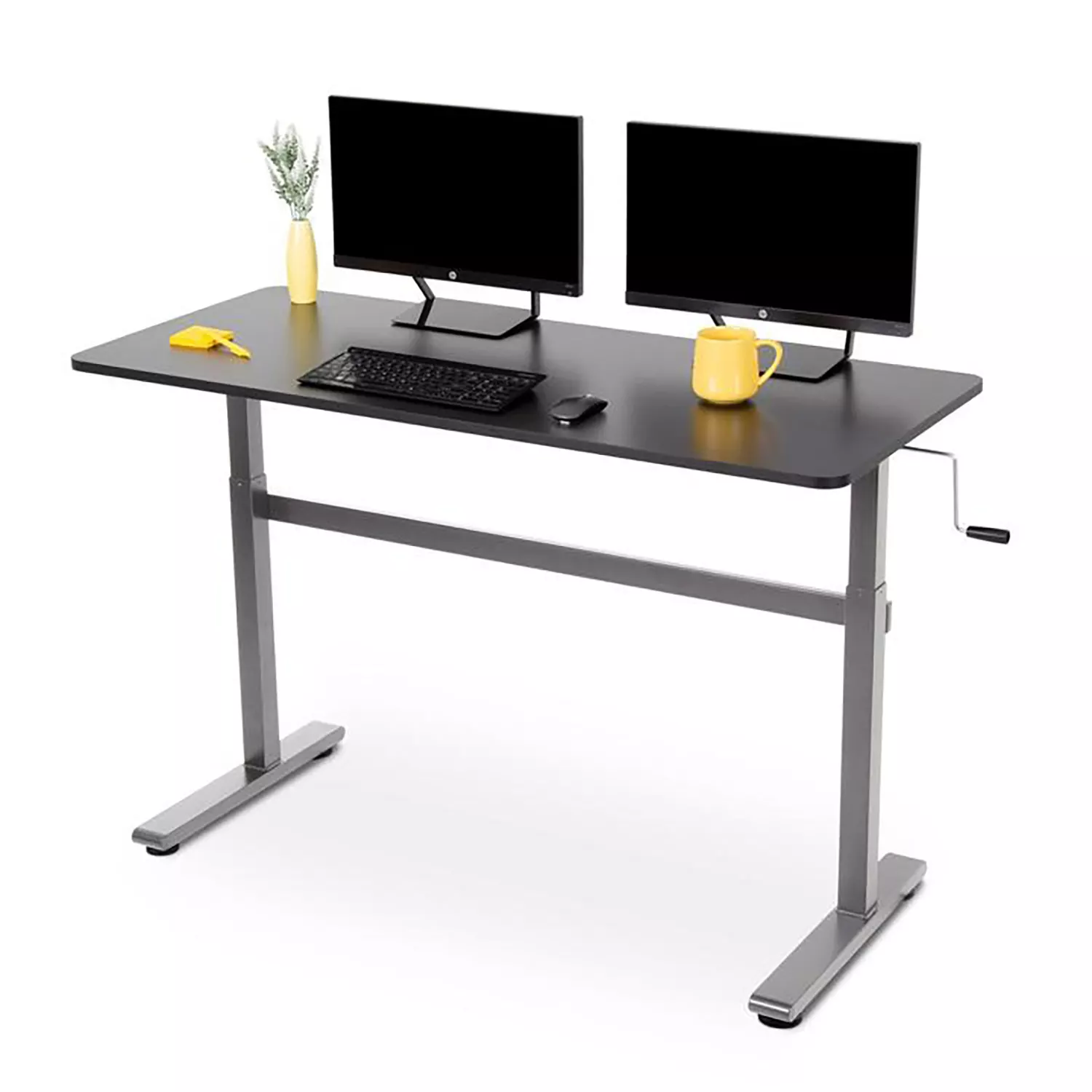 55″ Standing Desk with Hand Crank, Assorted Colors