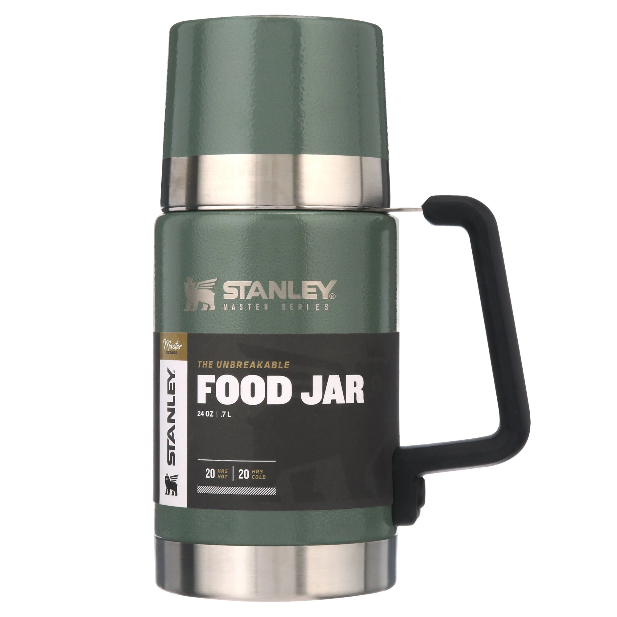 Stanley 10-02894-020 Master Series Vacuum Insulated Food Jar 24 oz, Hammertone Green