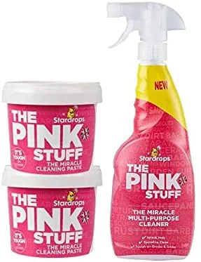 Stardrops – The Pink Stuff – The Miracle Cleaning Paste & Multi-Purpose Spray Bundle